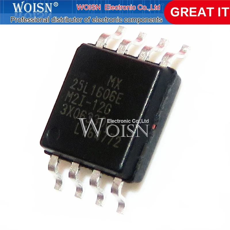 5pcs/lot MX25L1606EM2I-12G MX25L1606EM2I-12 25L1606EM2I-12G 25L1606EM2I MX25L1606 25L1606 SOP-8 In Stock