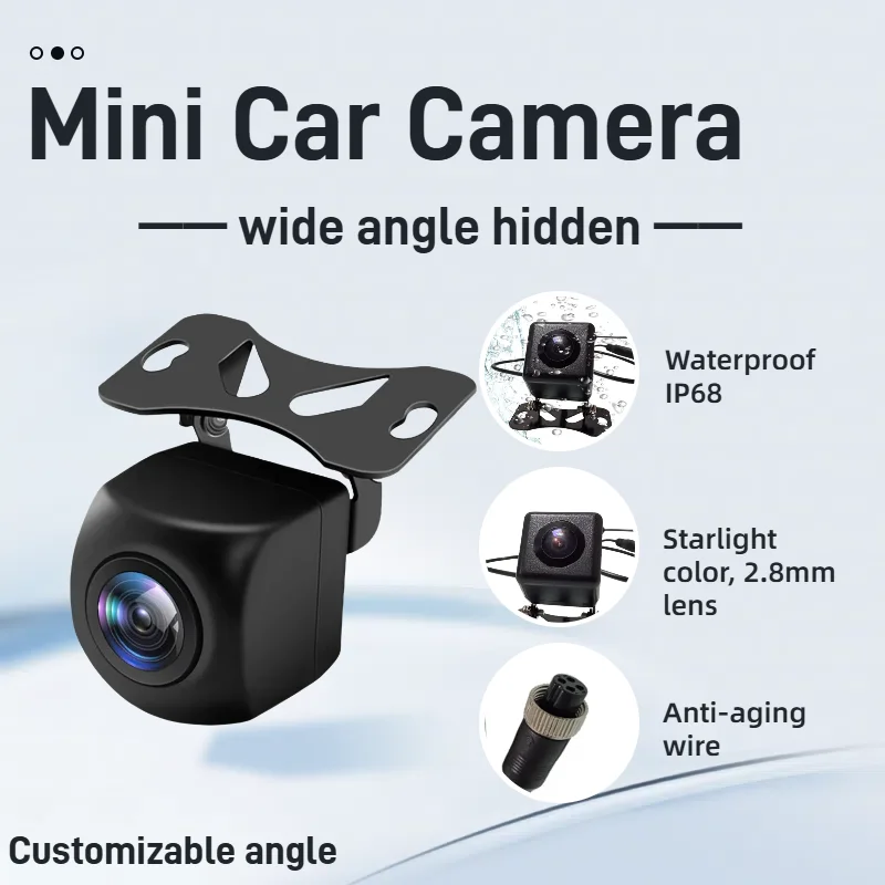 DC12V Mini Car Reversing Camera Waterproof Backup Camera For Truck Bus