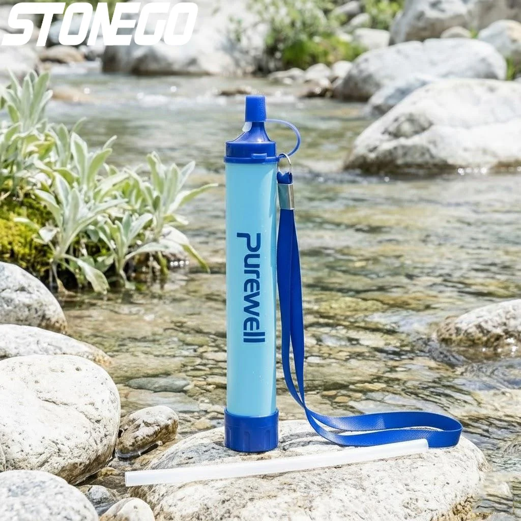 Portable Outdoor Water Purifier Camping Hiking Emergency Life Survival Filter Portable Water Filtration System High Quality