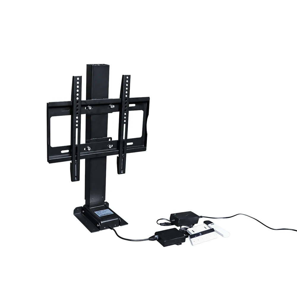 Electric Remote Control Screen Mount Telescopic TV Mount Wholesale Motorized TV Lifting Stand in the Cabinet