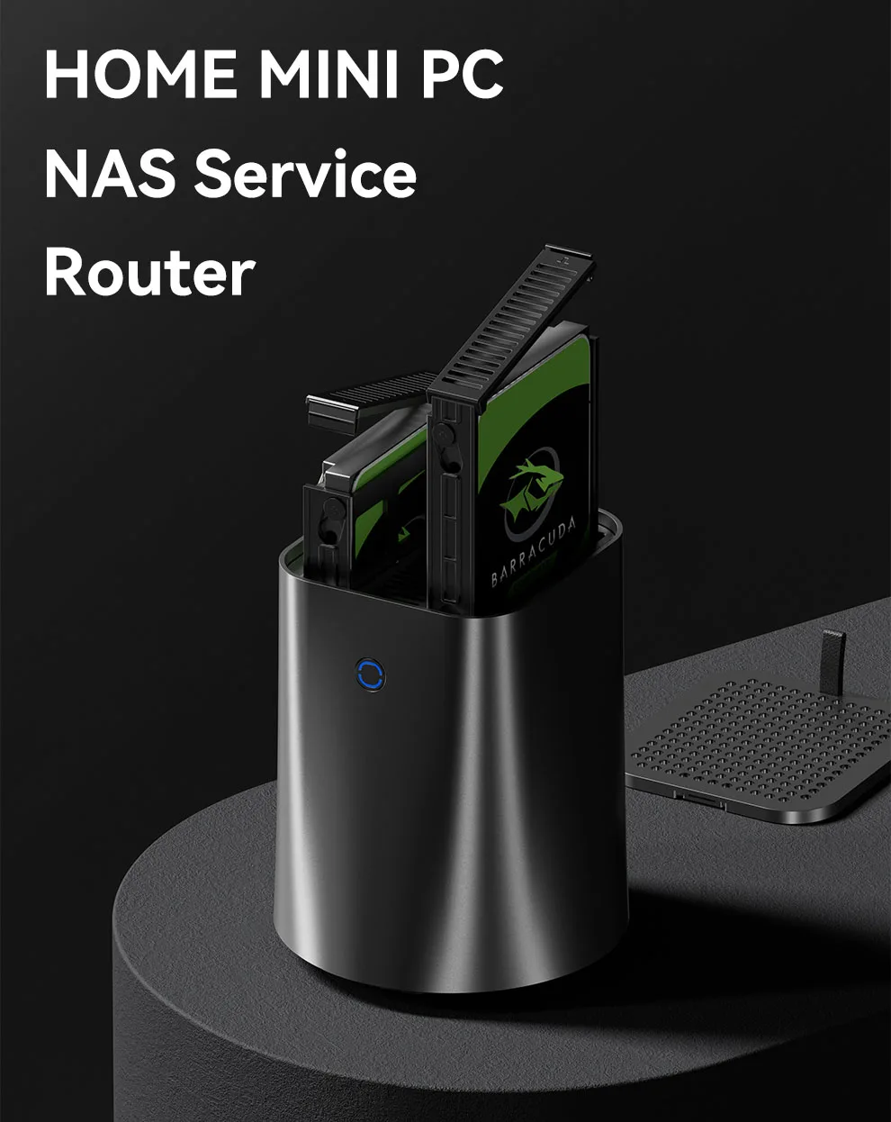 AMD R7 5825U/Inter N100/N150 Dual-Network Dual-Display Home Mini PC Support Win10 NAS System WiFi6 Pfense Firewall Computer