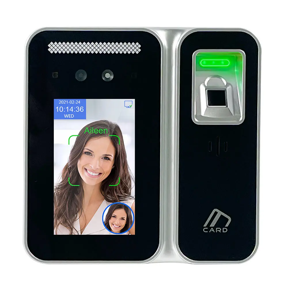 Fingerprint Face Recognition Access Control Machine Time Attendance System With Free Cloud Software
