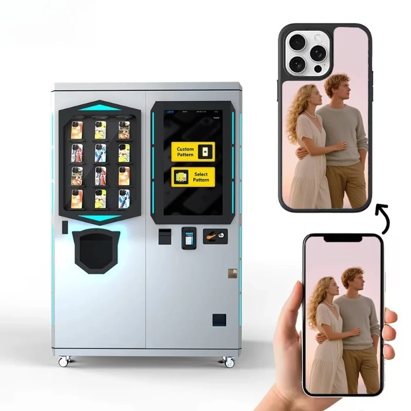 2025 New Design 3 Minute Phone Case Maker Automatic Printing Vending Phone Case Machine