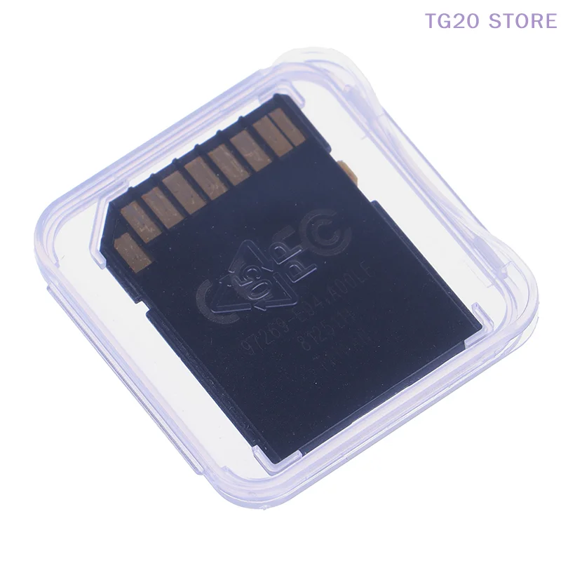 10Pcs Memory Card Case Box Protective Case For SD SDHC MMC XD CF Card Transparent