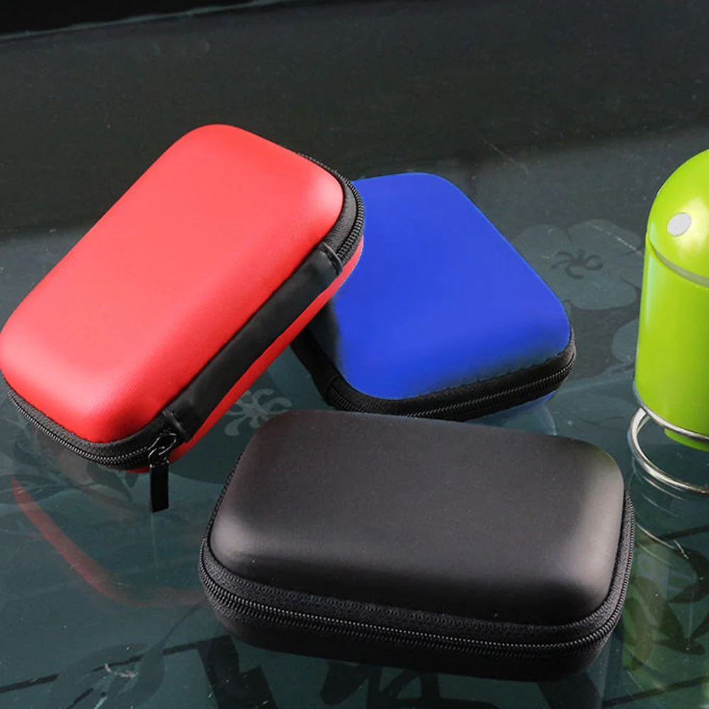 2.5" HDD Bag External USB Hard Drive Disk Carrying Case for 2.5 Inch SSD HHD Earphone Storage Bag Hard Disk Box Zipper Pouch