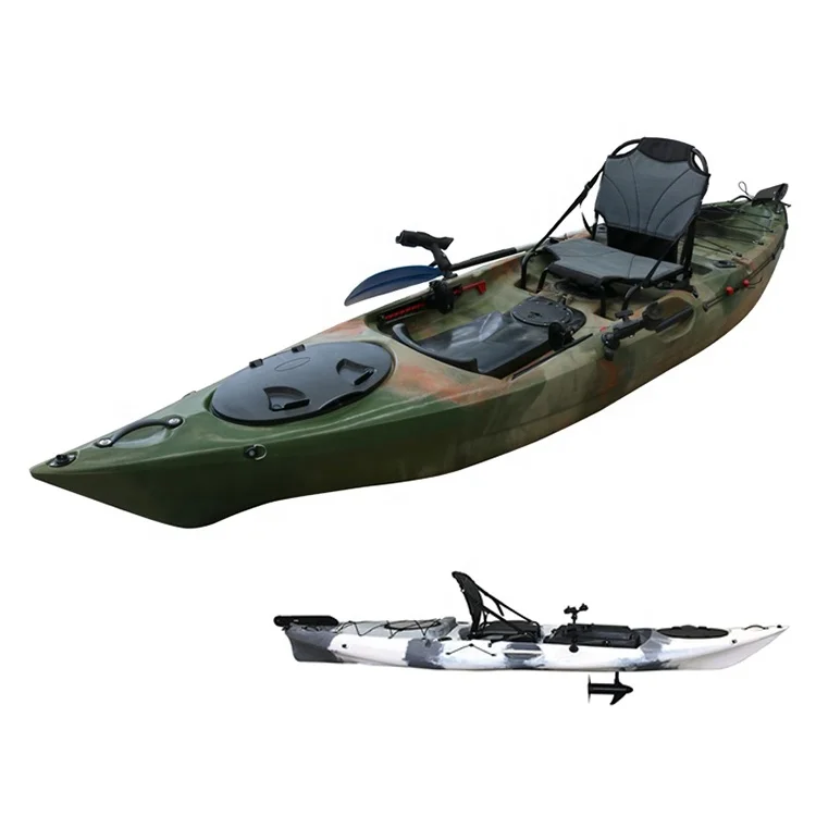 12.46' Kayak Sit On Top Fishing Motor Kayak With Electric Motorized Kayak