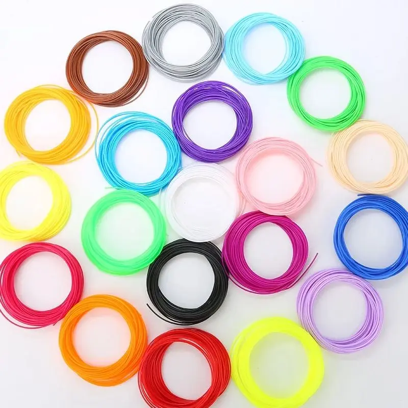 2024 High-Quality 3d Print Pen Filamen 1.75mm PLA 20 Colors 100M or 10 Colors 50M Doodler Gift Christmas Gift