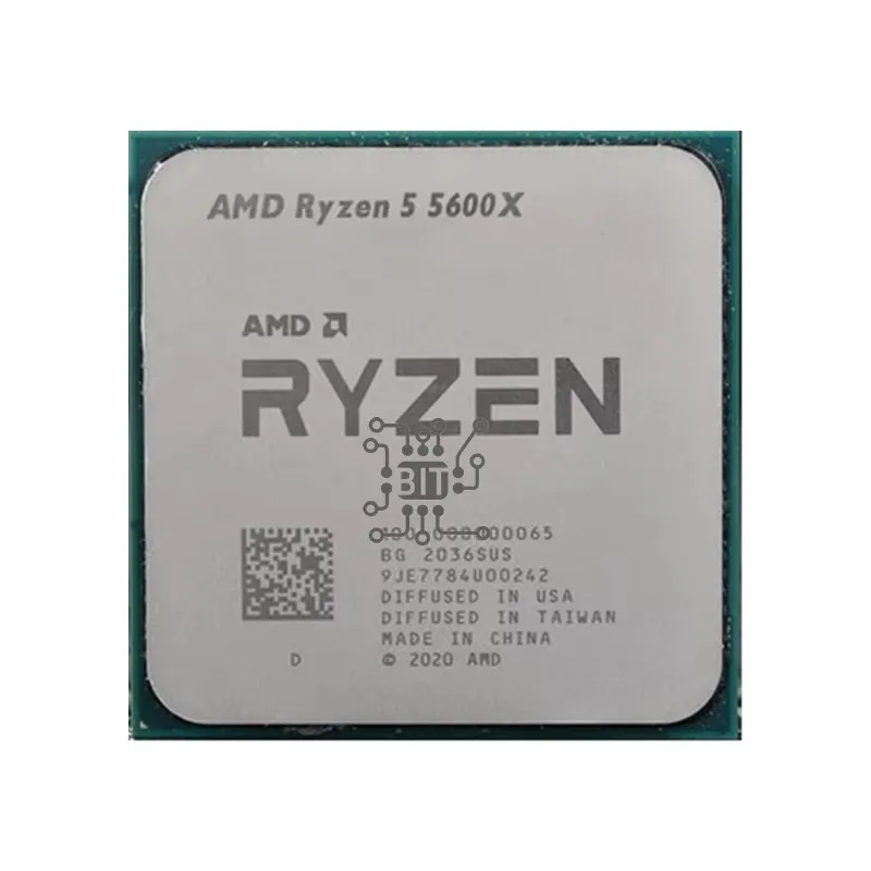 Ryzen 5 5600X R5 5600X 3.7 GHz Six-Core Twelve-Thread CPU 7NM 65W L3=32M 100-000000065 Socket AM4