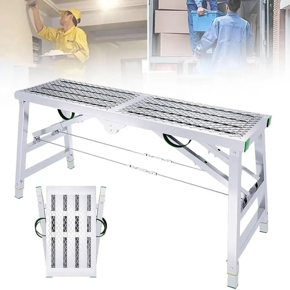 Portable Steel Workbench with Adjustable Height for Industrial Use, Suitable for Car Painting and Washing (C 140cm)
