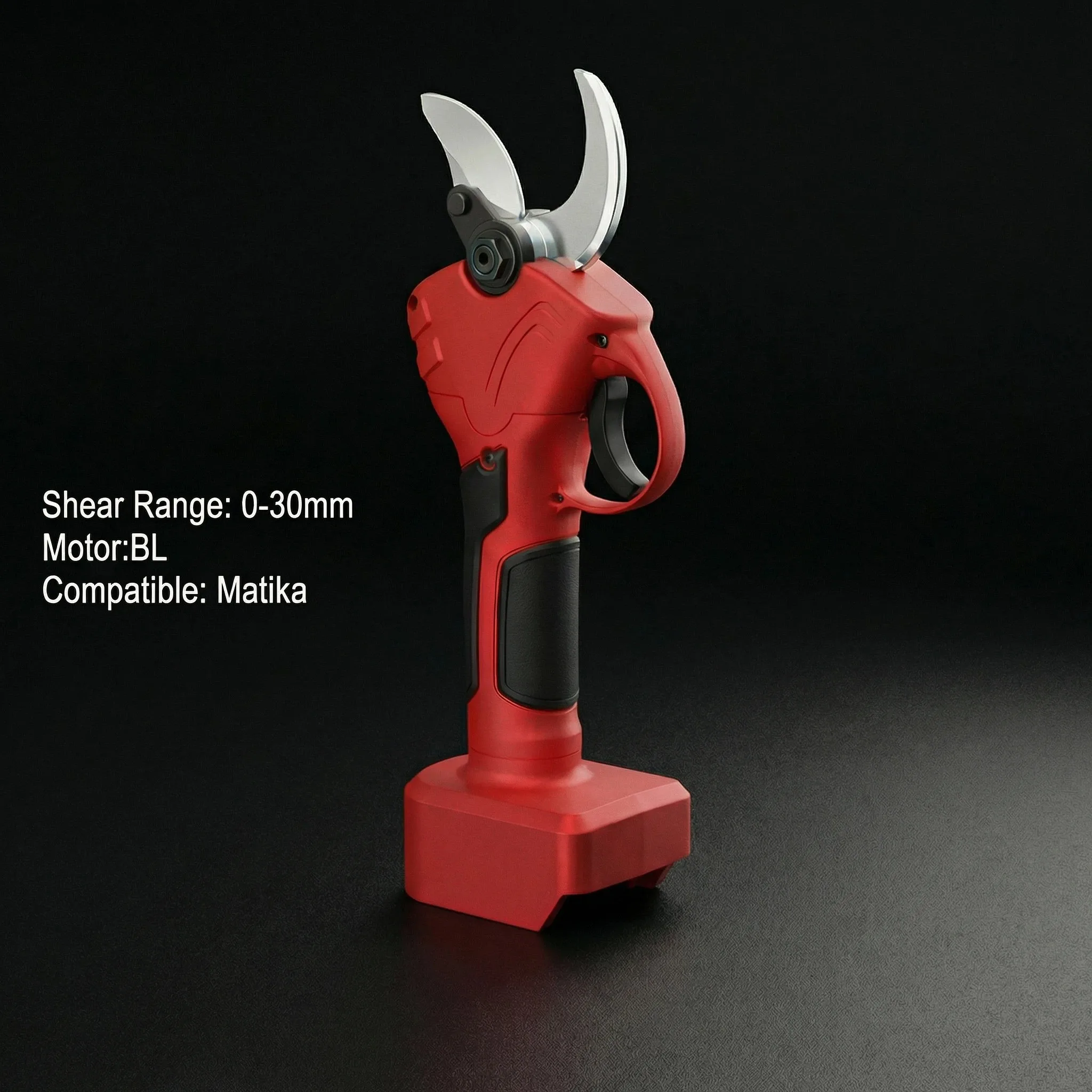 Rechargeable Lithium Battery Electric Pruning Shears 30mm for Garden Thick Branches Fruit Tree Pruner Compatible with Makita