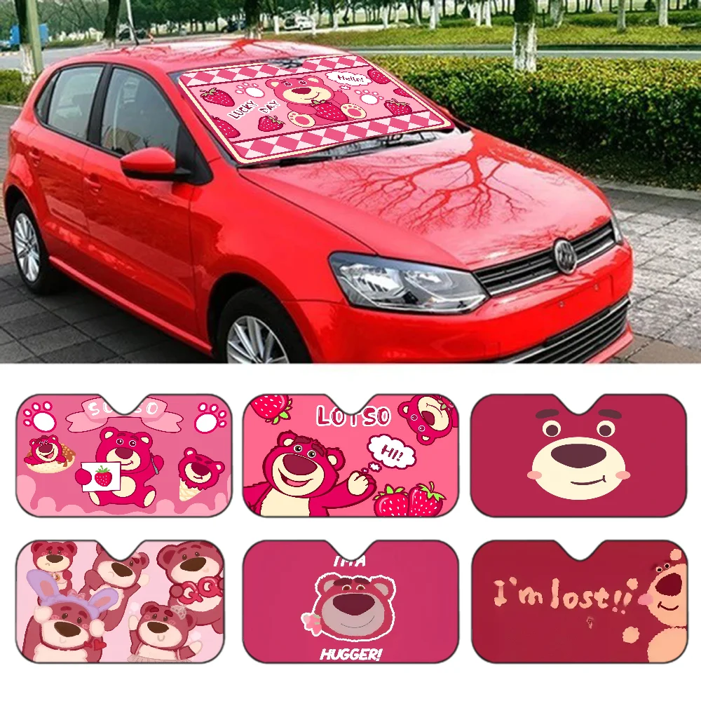 L-LotsoS Car Sun Shade Windshield Shocked Car Front Window Sunshades Cover Keep Vehicle Cool UV