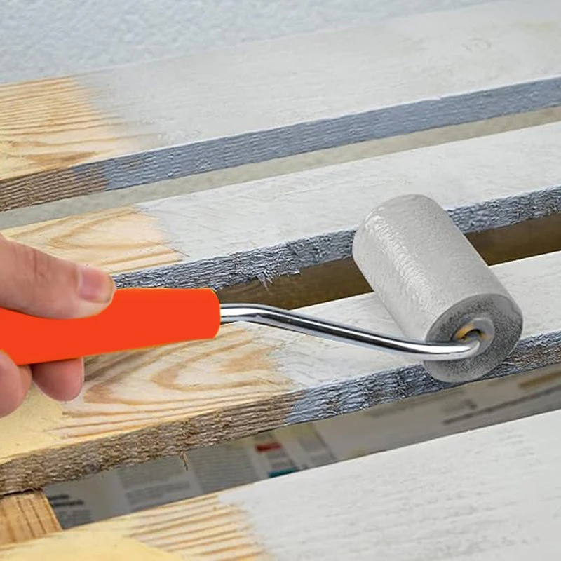 For Wall Painting Tools 2 Inch Small Paint Roller Kit High-Density Foam Paint Roller Paint Tray Liner