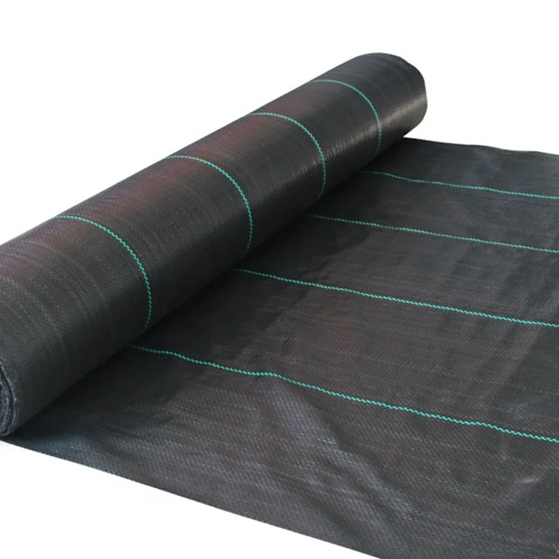 Width 2m X 100m Roll 90gsm PP Anti Grass Cloth Ground Cover Weed Barrier Fabric For Agricultural Fruits Vegetable Planting
