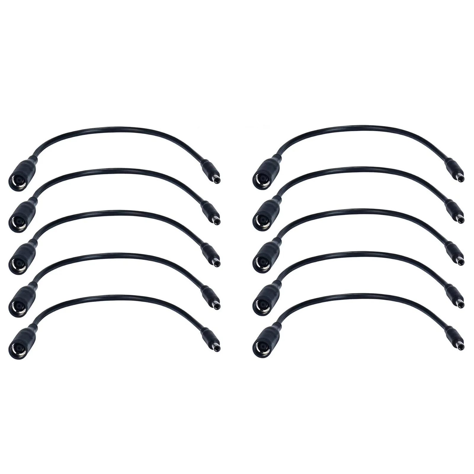 10Pcs/Set Power Charger Converter Adapter Cable Replacement Parts For Dell Small Tips 7.4mm Female To 4.5mm Male Cable Adapters