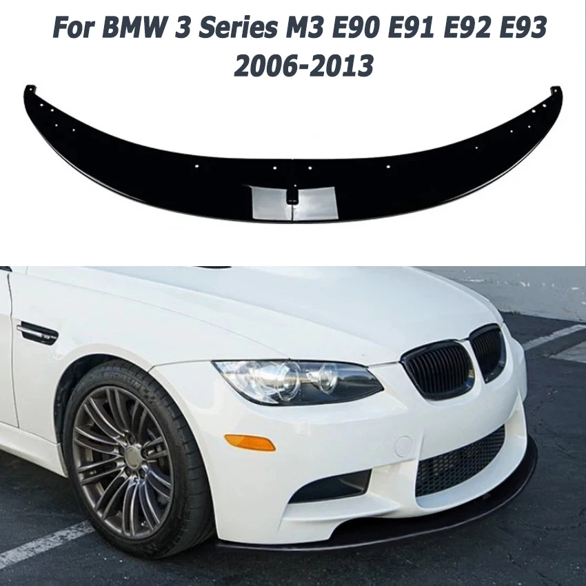 Car Front Bumper Lip for BMW 3 Series M3 E90 E91 E92 E93 2006-2013 Diffuser Splitter Spoiler Protection Auto Accessories