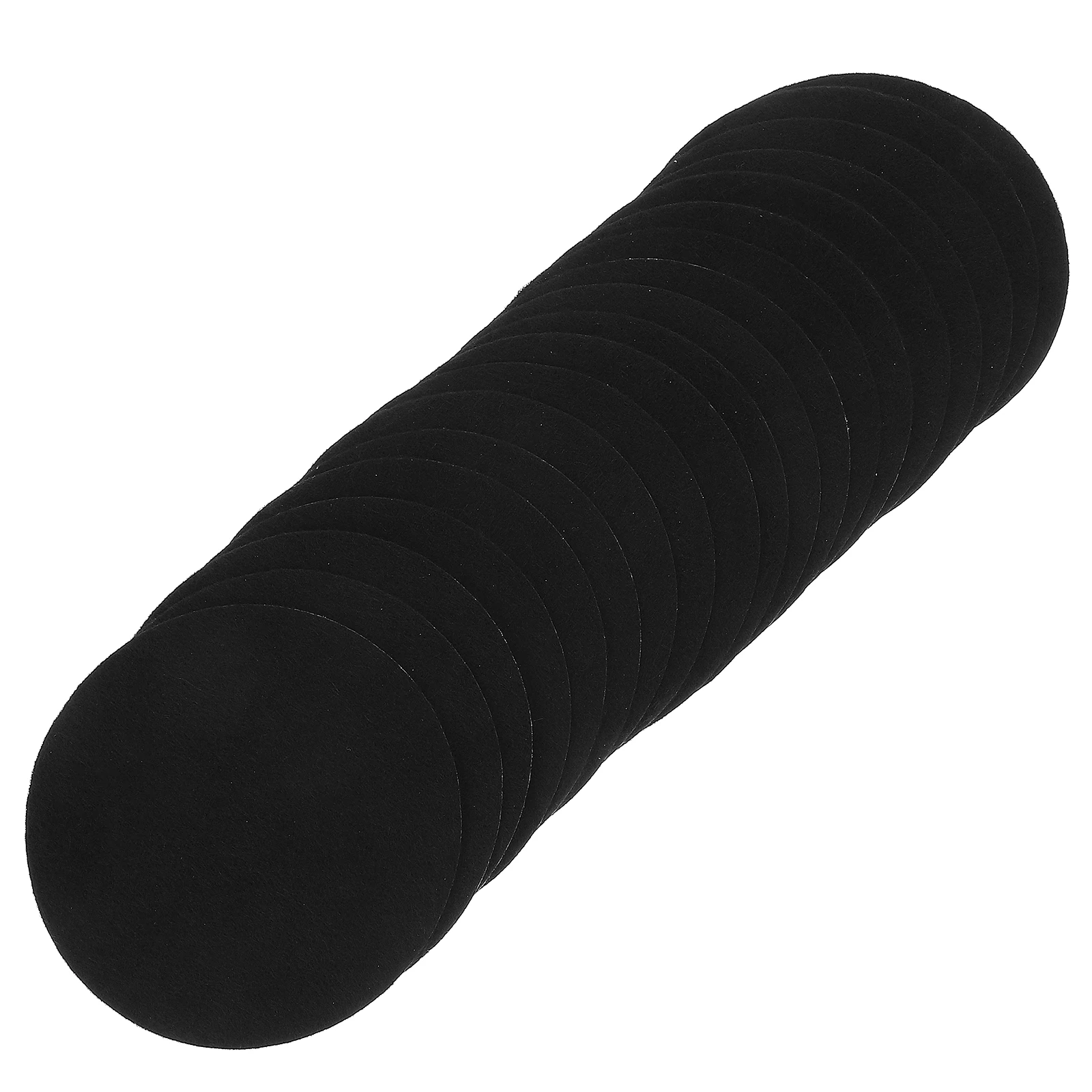 20pcs Incense Ash Pad Black Fiberglass Office Incense Mat High Temp Resistant Censer Coil Holder Kitchen Bar Mat