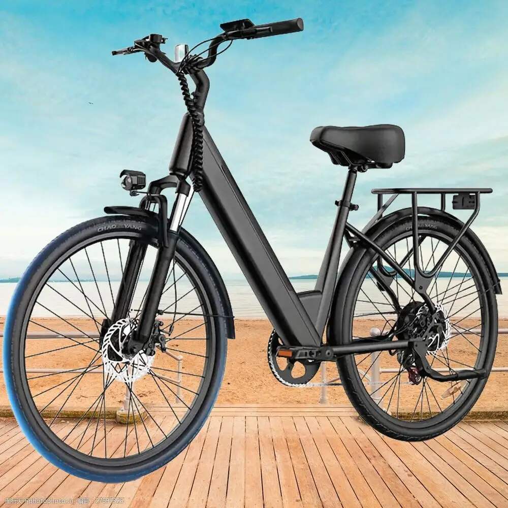 Electric Motorcycles Mountain Bike For Adults, 26'' 24'' Ebike With 500W Motor, Electric Bicycle With 36V/374Wh/468Wh Battery