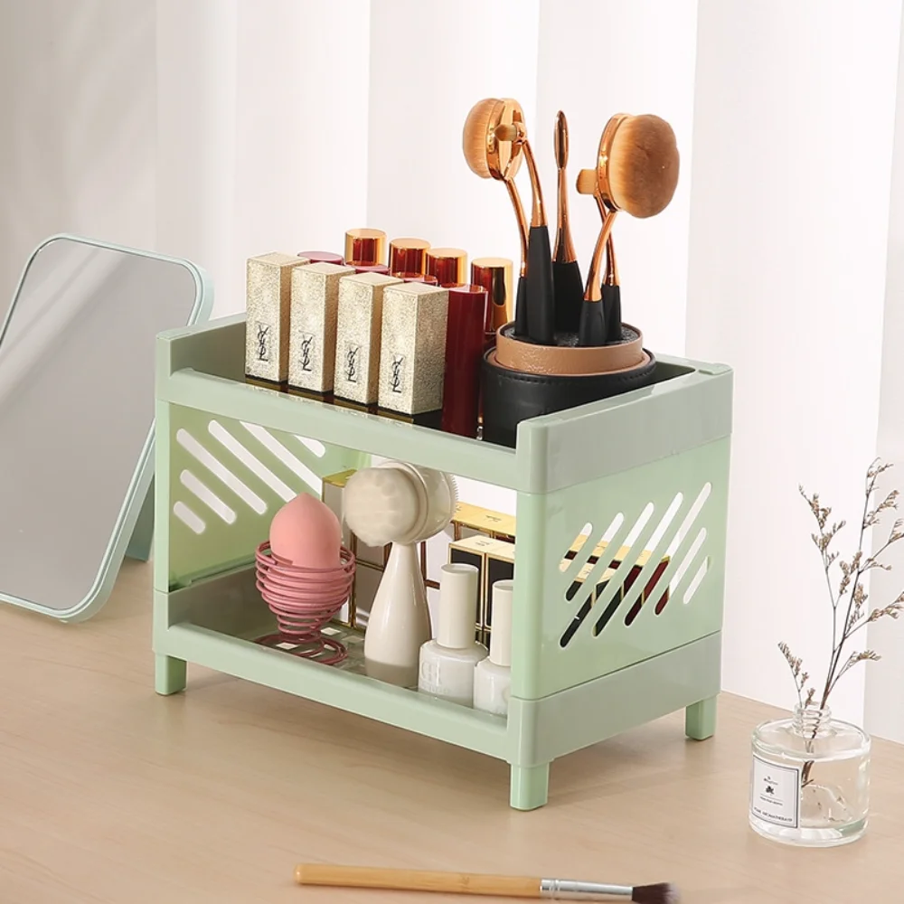 Minimalist Dormitory Shelf Lightweight Cute New Hollow Shelf Portable Desk Organizer for Student