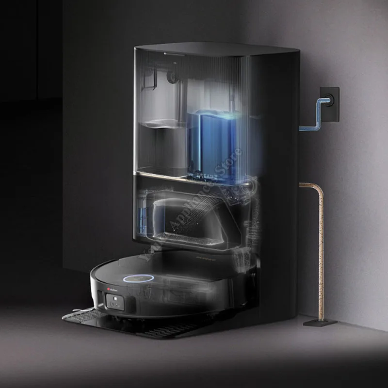 Mopping Robot Premium Model Integrated Cleaning Suction Scrubbing Functions Automatic  Scrubbing Floor Cleaning Machine