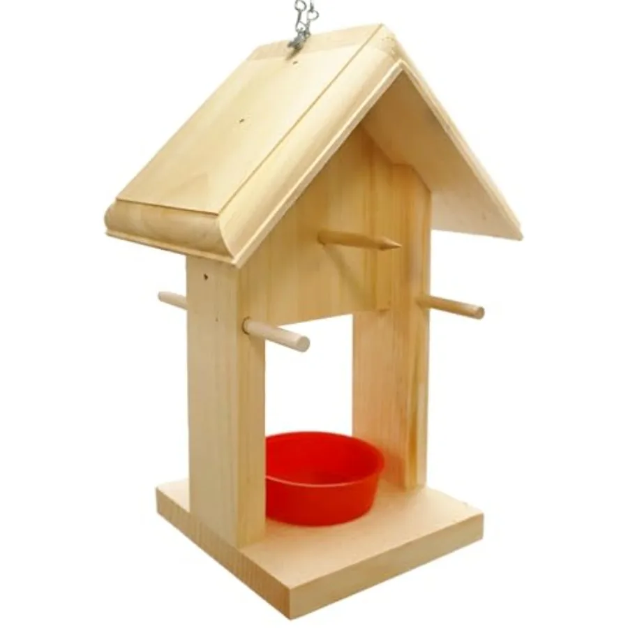 Wooden Jelly Bird Feeder Fruit and Jelly Cup with Skewer Made in USA from Eastern White Pine Attract Orioles Bluebirds and More