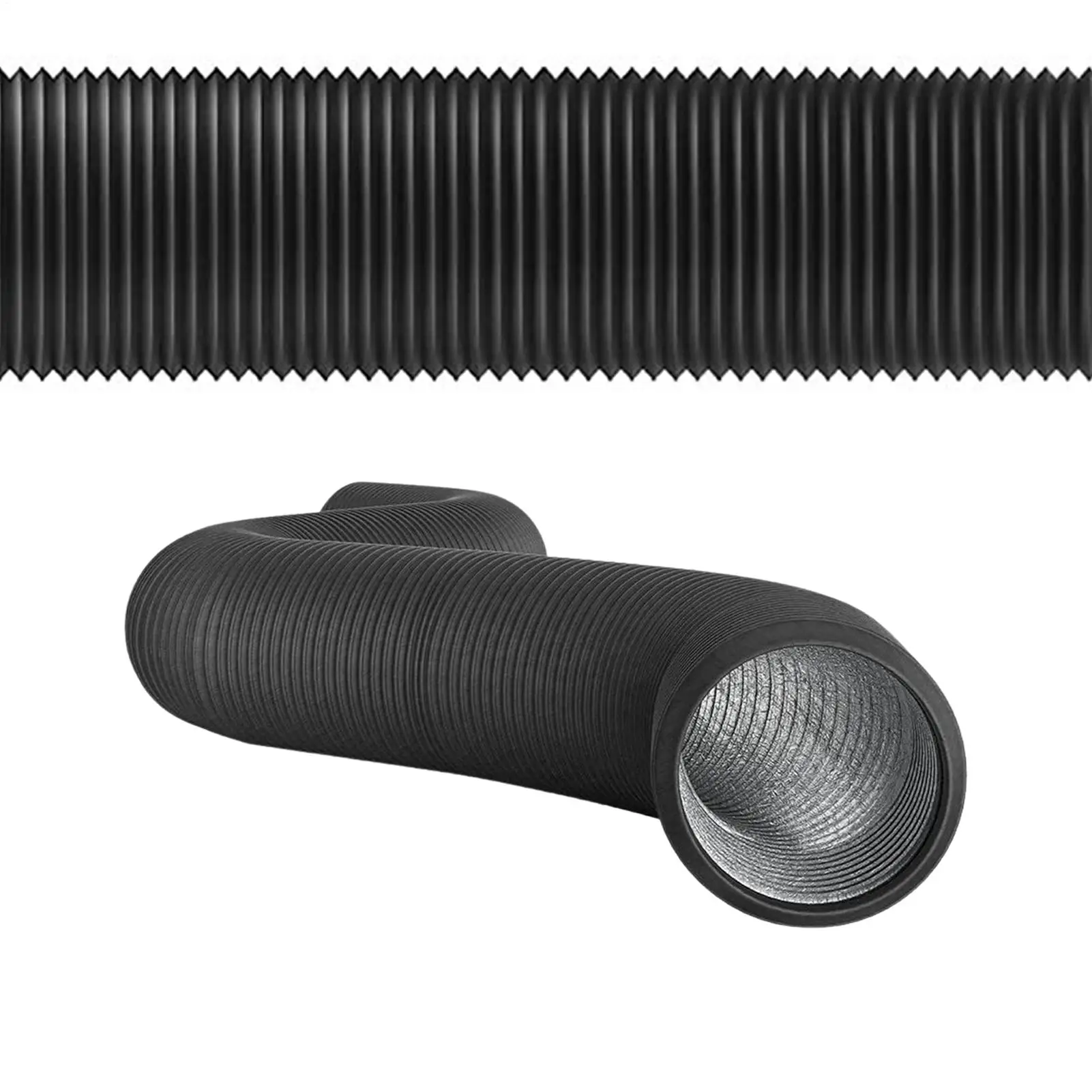 Flexible Aluminum Ducting Dryer Vent Hose Insulated Heavy Duty Air Ducting Ventilation Exhaust Aluminum Flexible Exhaust Pipe