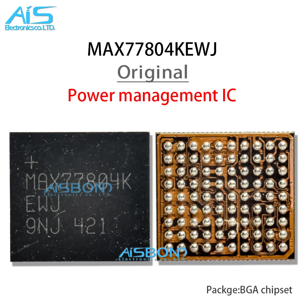 2Pcs/Lot New MAX77804K MAX77804 MAX77804KEWJ MAX77804EWJ Power management IC For S5 G900H I9600 Charge IC CHIP