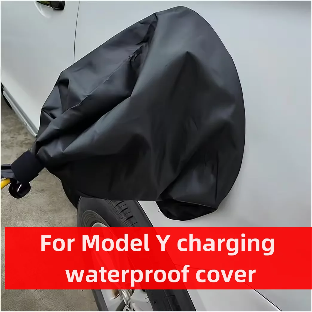 Car charging gun protective cover Electric car charger Waterproof Oxford sleeve Snow rain cover For Tesla Model y