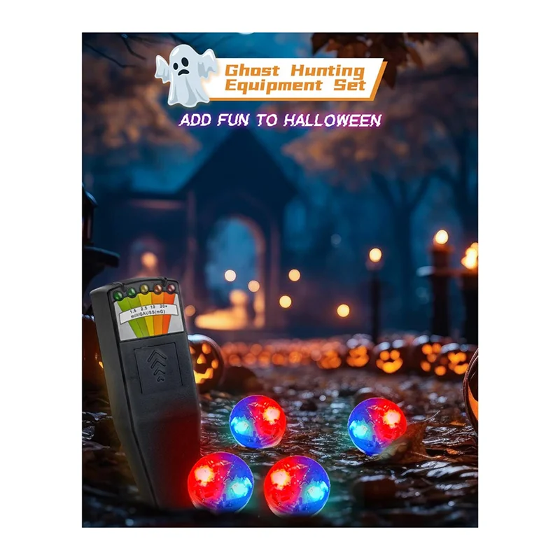 AED5-EMF Meter, Ghosthunting Equipment Kit, Paranormal Equipment LCD Emf  For Home, Office & Outdoor Inspections