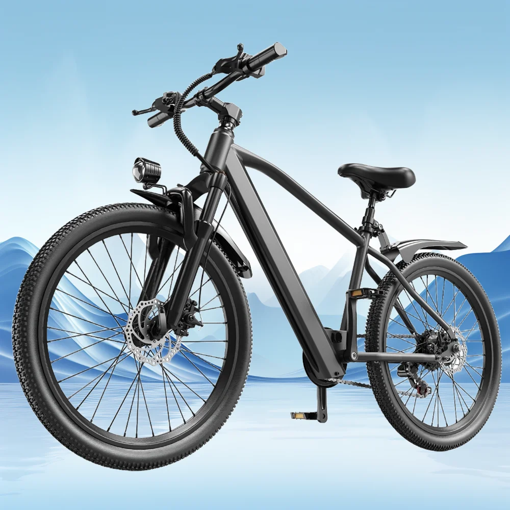 26" 24" Electric Motorcycles Mountain E Bike for Adults, 625W Peak Motor Ebike 23.9Mph 36V 10.4AH 13.5AH Adults Electric Bicycle