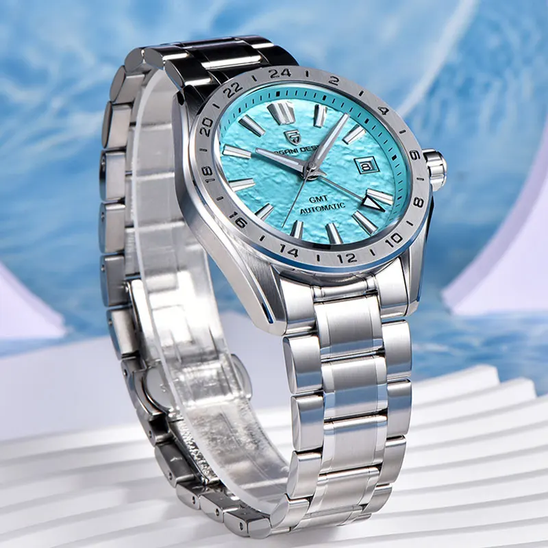 New PD-1792 PAGANI DESIGN 100M Waterproof Men Mechanical Watch Top Brand Automatic Watch Gift Sapphire Glass Clock Reloj Hombre