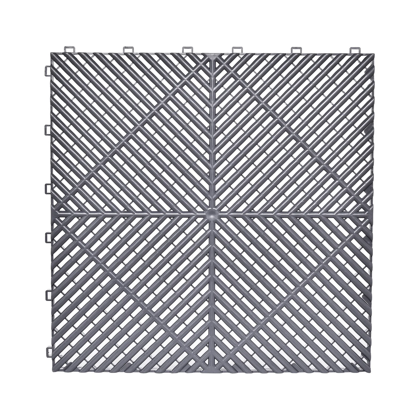 Garage Flooring Tiles 15.7Inx15.7in Interlocking Floor Tiles Non-Slip 40 Pieces Heavy Duty Flooring Mat with 6000 Lbs Load Grey