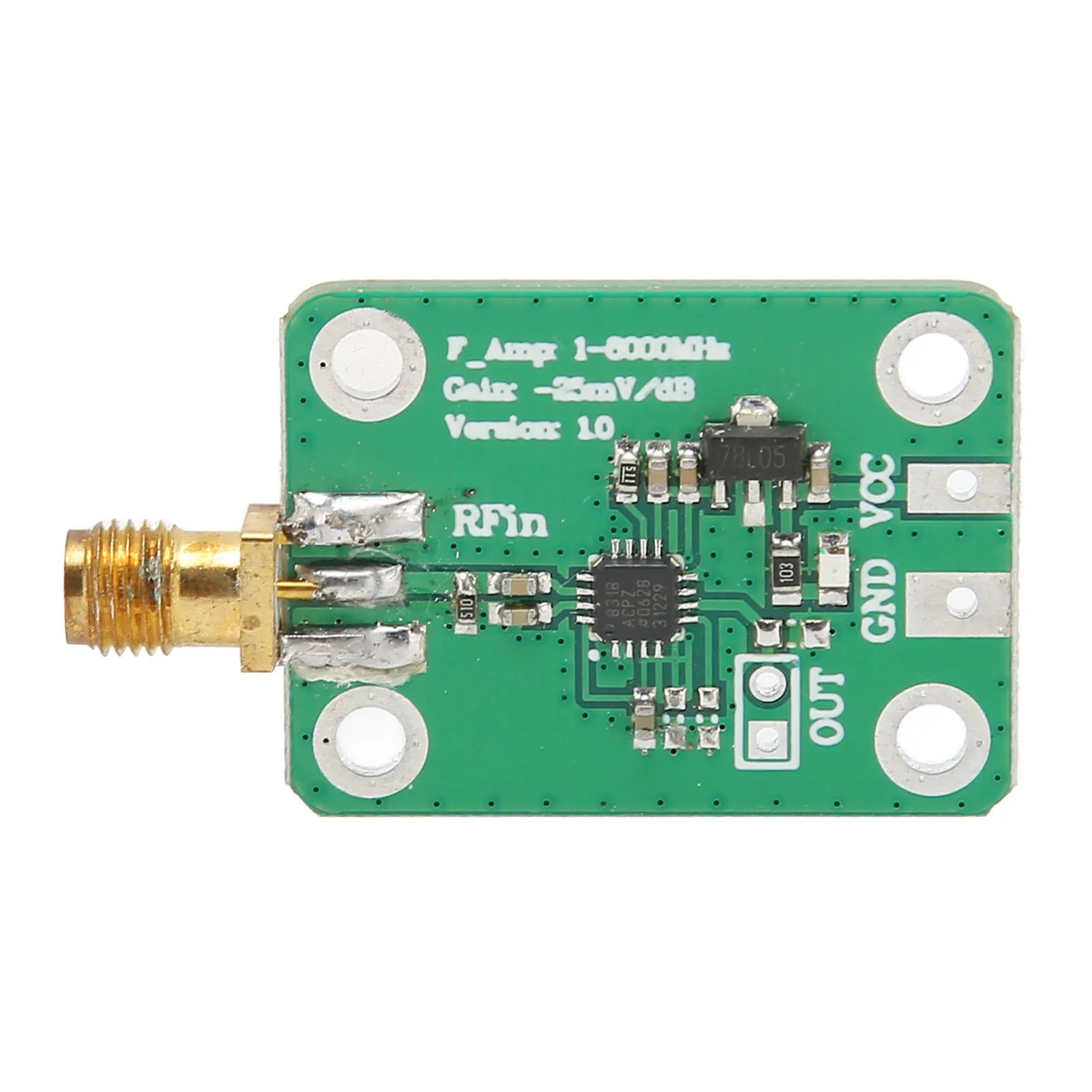 Logarithmic Detector Support Auto Use RF Power Meter Plug and Play Wide Dynamic Range AD8317 Chip for Signal Power Measurement