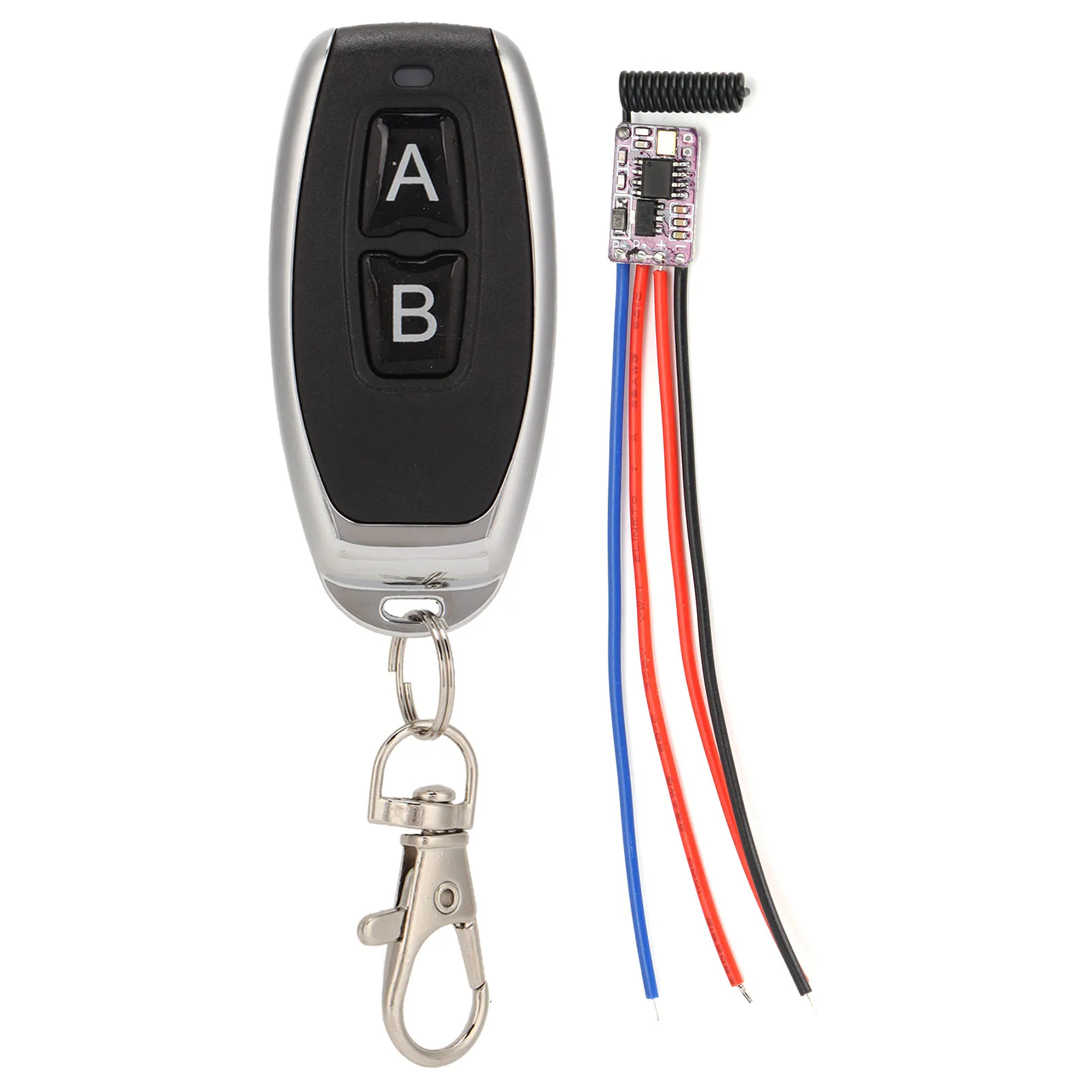 Wireless Remote Control Clone 5V-24V Interlocking Learning  Remote Control 2 Key for Industrial Control for Electric Gate