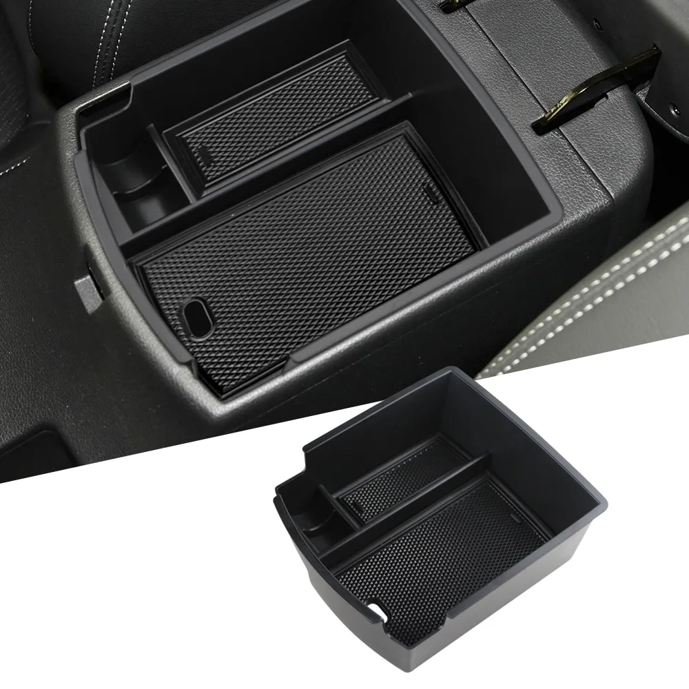 For Hyundai Kona Kauai 2017 - 2022 Armrest Box Storage Tray Center Console Holder Plate Organizer Interior Accessories