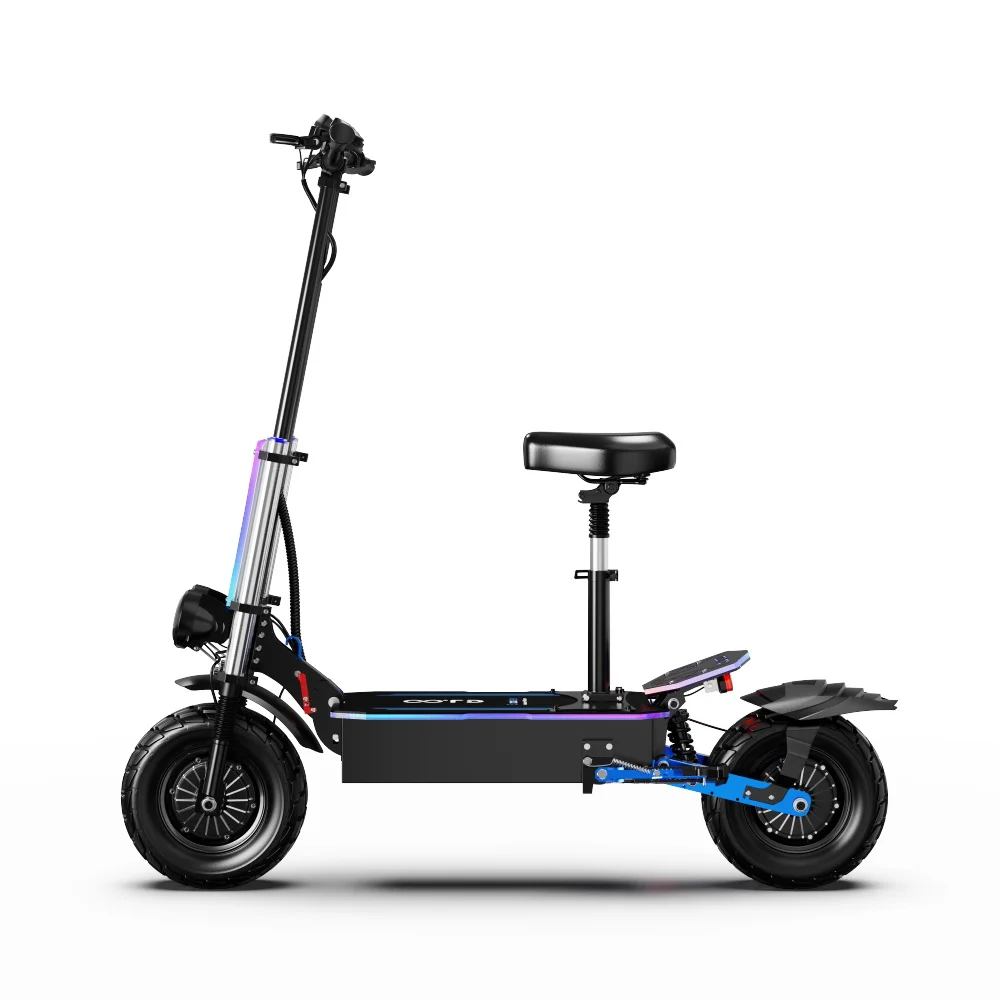 Europe Warehouse Electric Scooter  60V 6000W Dual Drive 40Ah Battery 13 Inch Tire Powerful Scooters for Adults