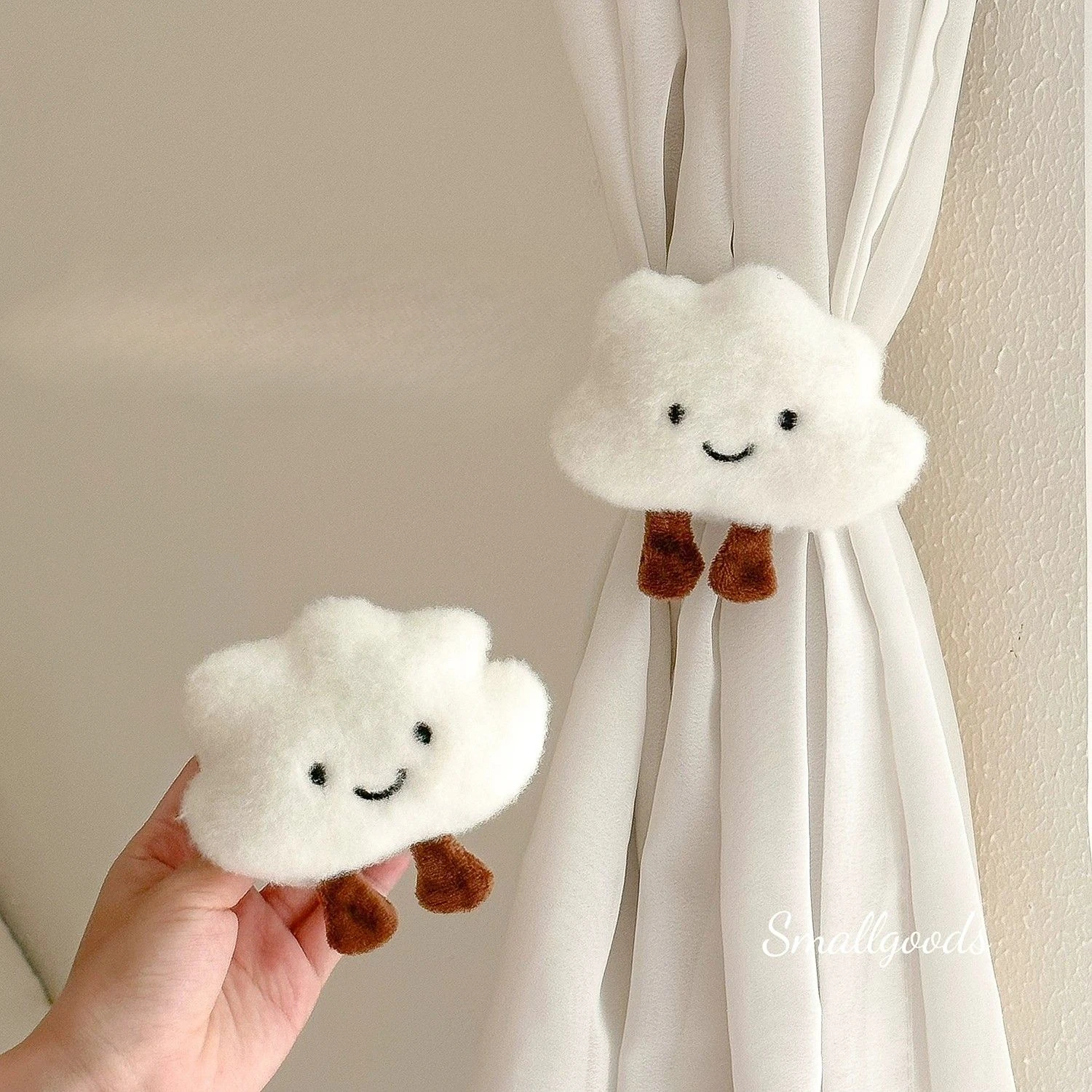 1/2pcs Cartoon Curtain Tieback Cute Curtain Clip Holders Kawaii Tieback Buckle Clips Tie Back Curtain Accessories Home Decor