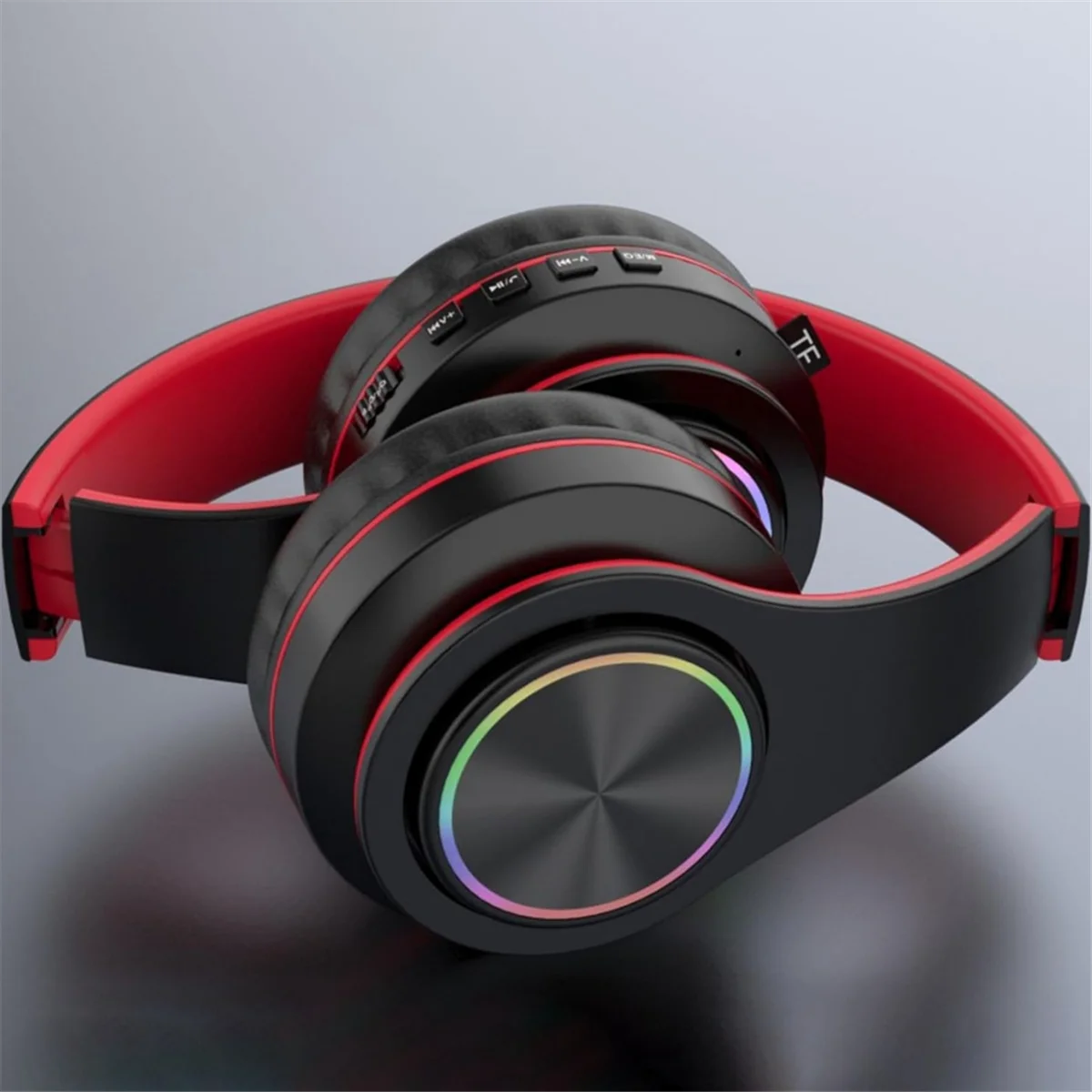 Popular Bluetooth Headphones,Intelligent Wireless Bluetooth Headset HiFi Stereo Foldable Headset for Home Office Black