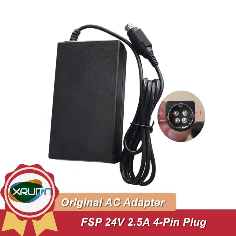 Genuine FSP FSP060-DAAN2 24V 2.5A 60W 4PIN Switching AC Power Adapter Laptop Charger For FSP060DAAN2 H00000901 HU10142-16137