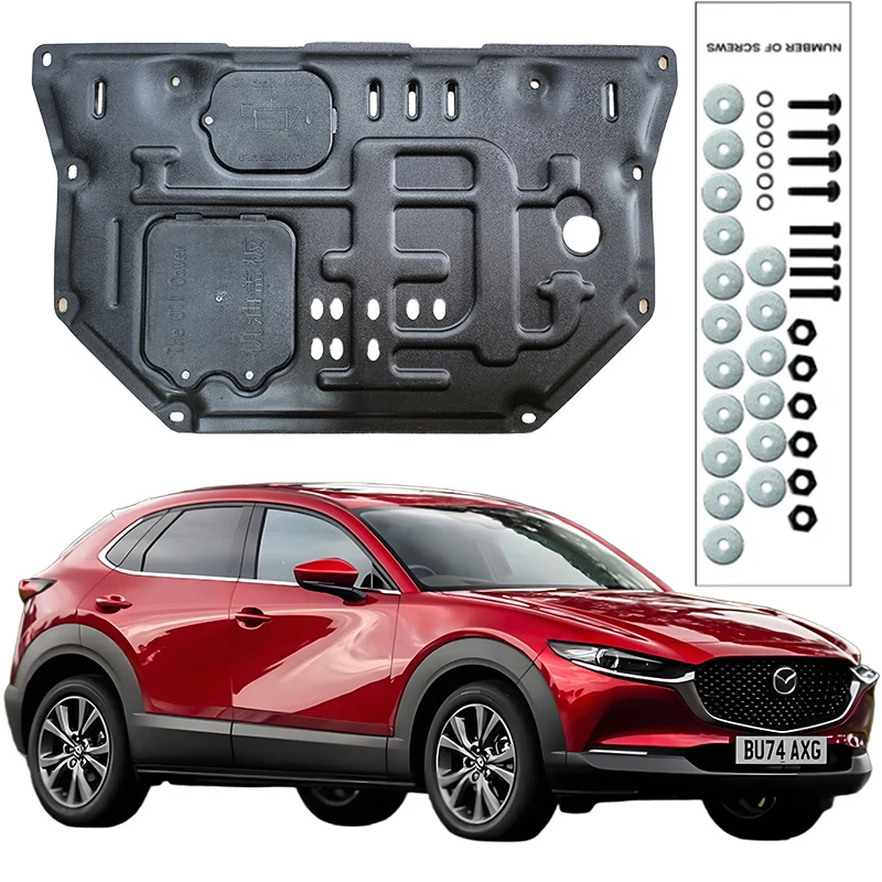 Higher Quality Alloy Under Engine Guard Mudguard Board Splash Shield Mud Fender Plate Panel For Mazda CX-30 2020-2023 2.0L