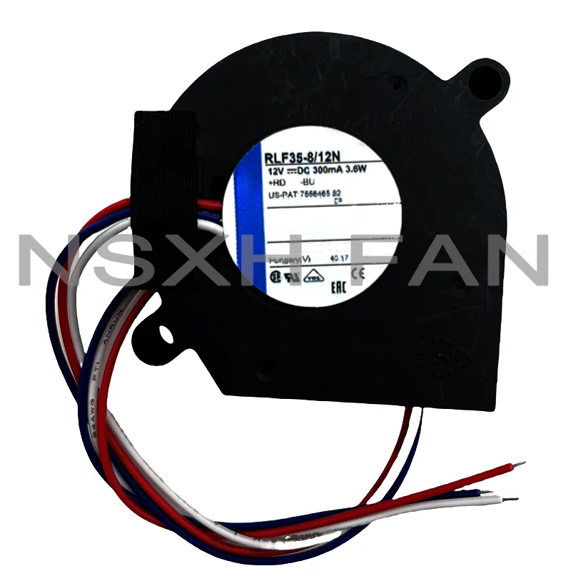 NEW ORIGINAL RLF35-8/12N/2P RLF 35-8/12 N/2 P 12V 3.6W COOLING FAN 5CM
