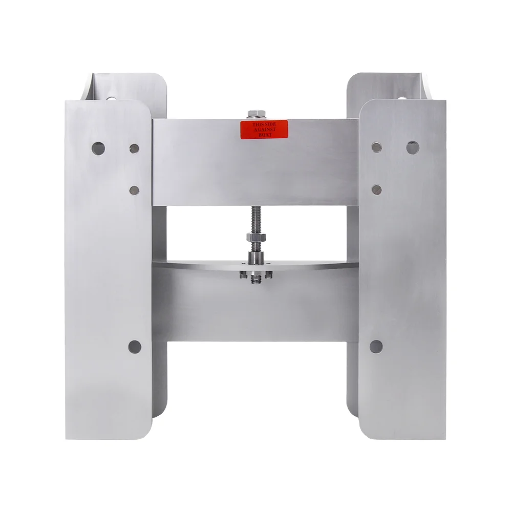 New 4" Anodized White Jack Plate Manual Adjustable Boat Transom Set Back 4-inch Setback 5-inch Vertical Extension for Outboard