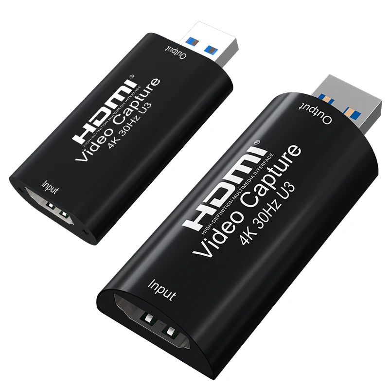 4K HDMI Video Capture Card MS2130 Real USB 3.0 1080P 60FPS Game Screen Record Capture Device for Streaming Video Conference Live