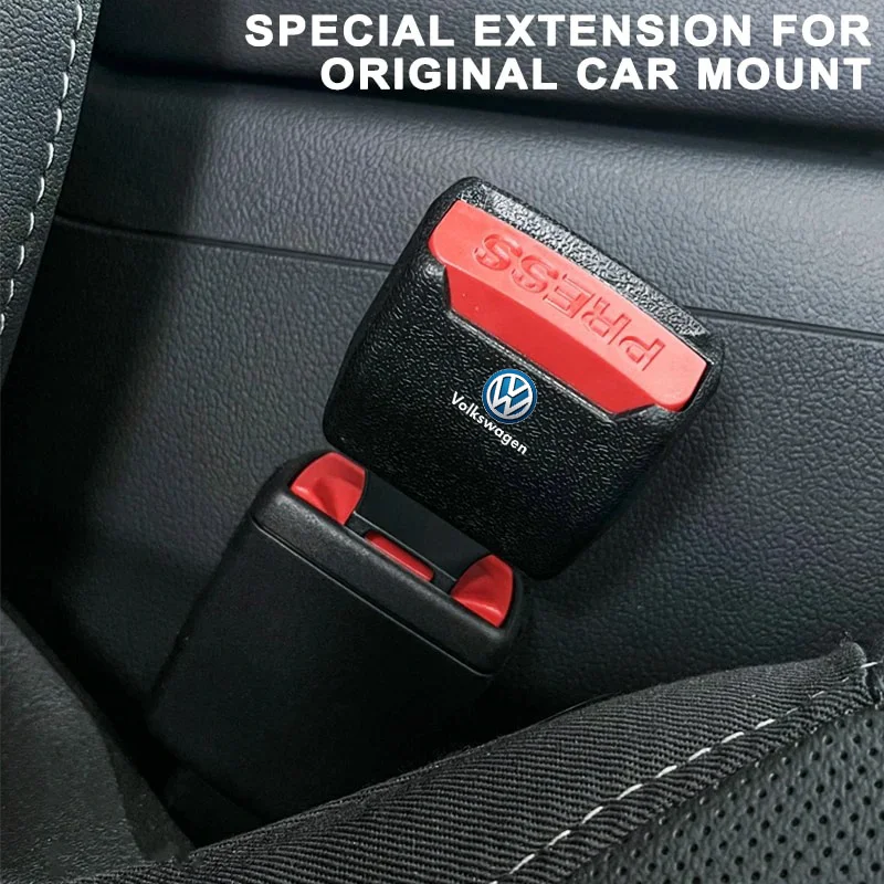 Car Seat Belt Clip Extender Safety Seatbelt Lock Buckle Plug For Volkswagen VW GOLF POLO PASSAT TIGUAN TOURAN TOUAREG JETTA GTI