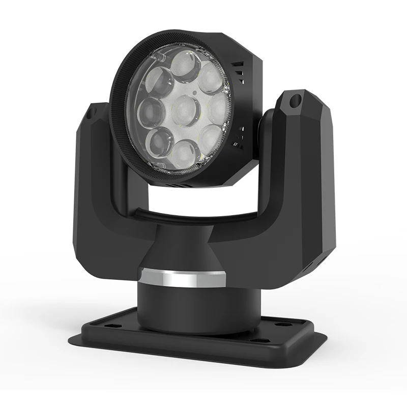 Follow Your Head 90W LED High Power Marine Searchlight With Smart Tech. Remote Control Marine Boat LED Moving Head Spotlight