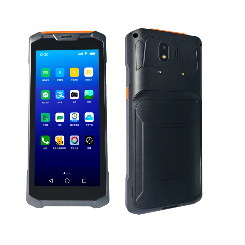 Factory 5.5" Touch Screen Pda Handheld Barcode Scanner Reader With NFC,play Store For Logistics, Inventory Management