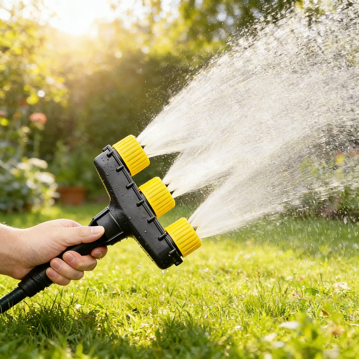 Multi-Head Water Sprayer Sprinklers Porous Sprayer Nozzles Sprinkler Outdoor Lawn Yard Plant Vegetables Flower Watering