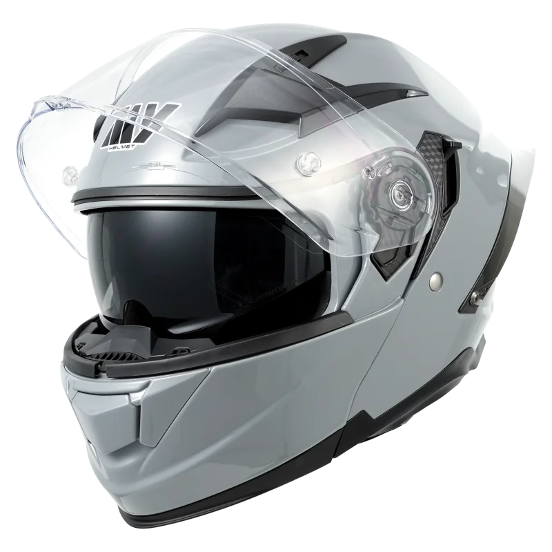 DOT Approved Light Weight Full Face Helmet Nice Design ABS Material Flip-Up Road Safety Riding Helmet