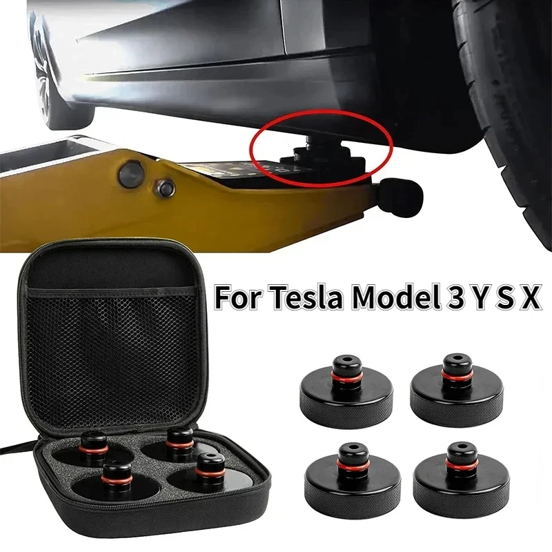 For Tesla Model 3/Y/S/X/3+ Model Y Juniper 2025 Jack Pad Rubber Pads Lifting Adapter Tool Chassis Case Lift Point Accessories
