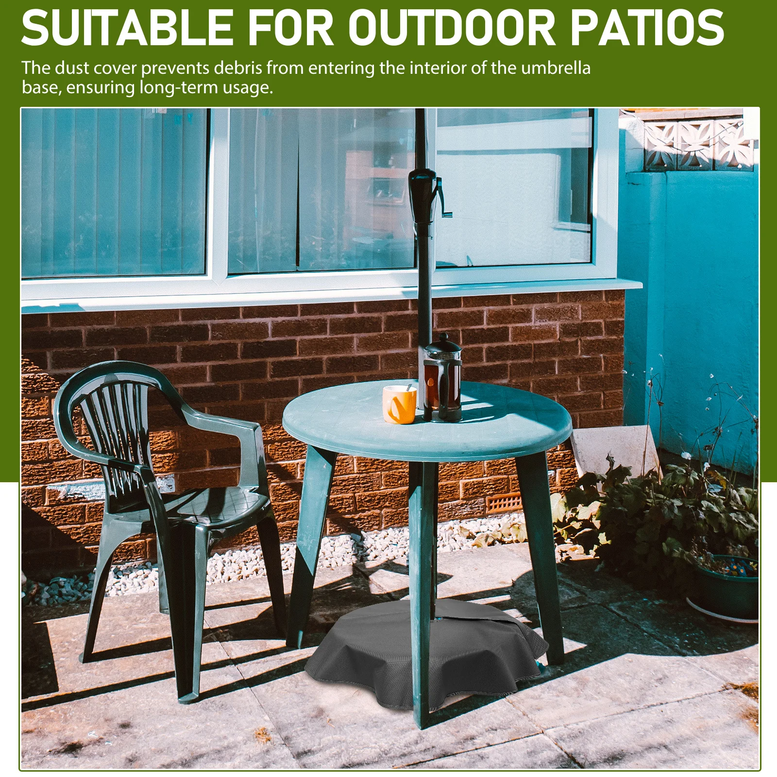 Patio Umbrella Base Protector Simple Installation Comprehensive Protection Practical Durable Design Umbrella Stand Cover