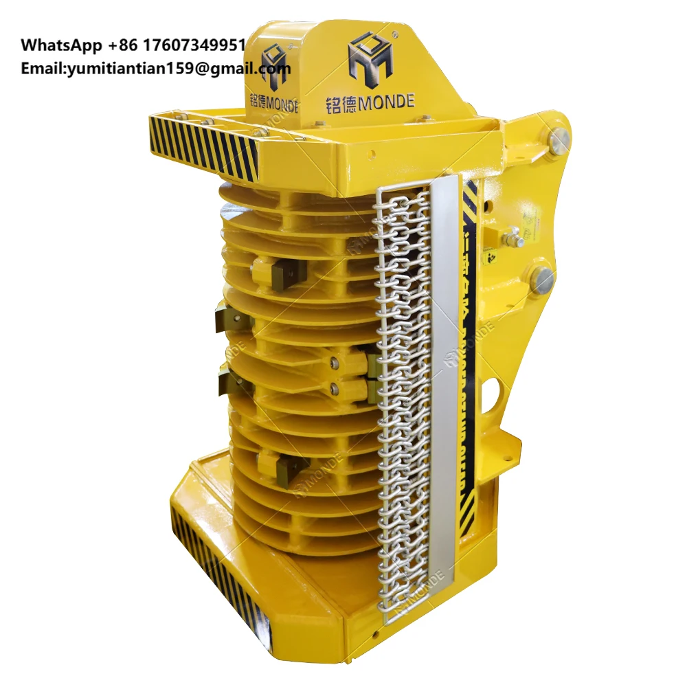 MONDE Forestry Machinery Forestry Mulcher Excavator Wood Chipper Shredder Mulcher for Sale